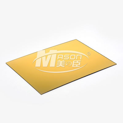 мычка 2mm 3mm 5mm и лист 1220x2440mm золотого зеркала акриловый