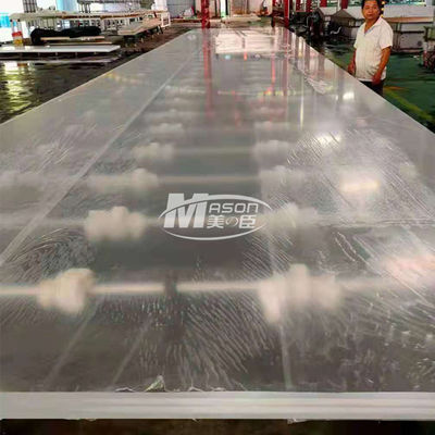 лист аквариума 8850x3150mm 70mm акриловый для декоративного бассейна