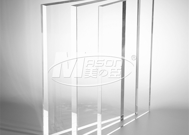 Прозрачная ясная панель плексигласа бросила акриловую 1220x2440mm белую полиэтиленовую пленку