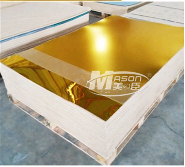 Лазер режа лист 1220x1830mm зеркала золота серебряный PMMA 2mm акриловый