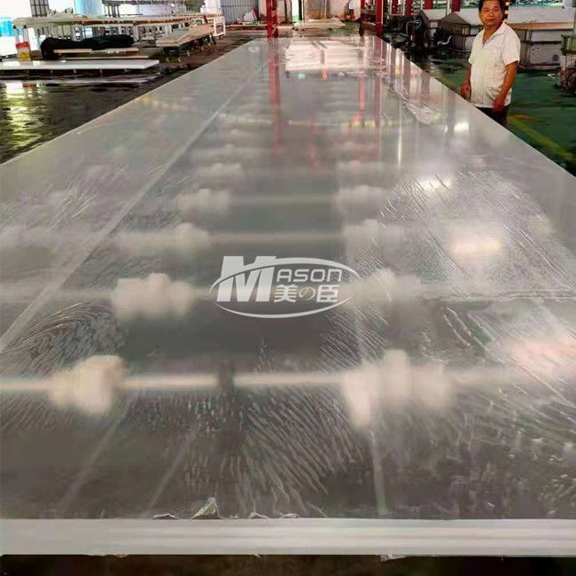 лист аквариума 8850x3150mm 70mm акриловый для декоративного бассейна